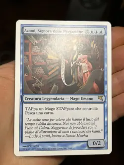 ITALIAN Higure, the Still Wind + Azami, Lady Of Scrolls Salvat-Hachette Mtg 1614 - Image 4