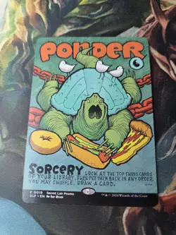 Ponder Borderless Regular - Secret Lair Showdown MTG-NM - Image 2