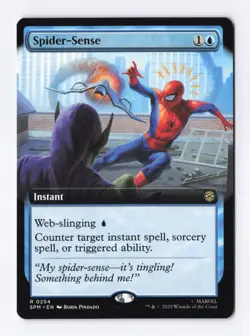 Spider-Sense (Extended Art) 0254 (R) MTG Marvel's Spider-Man (SPM) - Image 1