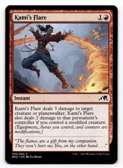 Kami's Flare - NM MTG NEO - Kamigawa: Neon Dynasty 150/302 - Image 1
