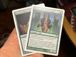 ITALIAN Caller Of The Claw + Thelonite Hermit • Salvat Hachette • Mtg (1615) - Image 1