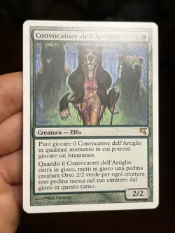 ITALIAN Caller Of The Claw + Thelonite Hermit • Salvat Hachette • Mtg (1615) - Image 2