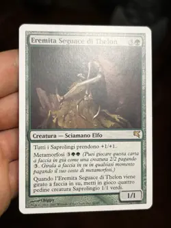 ITALIAN Caller Of The Claw + Thelonite Hermit • Salvat Hachette • Mtg (1615) - Image 4
