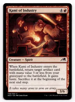 Kami of Industry - NM MTG NEO - Kamigawa: Neon Dynasty 149/302 - Image 1