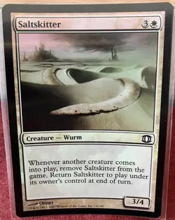 MTG Saltskitter Foil Card Futuresight Magic White Creature - Image 1