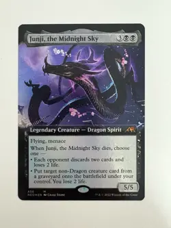 Junji the Midnight Sky Foil Borderless MTG Magic the Gathering Card NM Mint NEO - Image 1