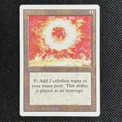 1994 MTG Magic The Gathering Sol Ring Revised Edition Artifact NM/LP - Image 1