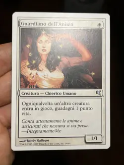 2x ITALIAN Soul Warden • Salvat Hachette 2007 • Mtg (1613) - Image 2