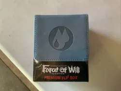 MTG Ultra Pro Force of Will - Lite Blue Flip Deck Box. Factory SEALD New - Image 2