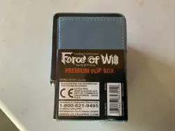 MTG Ultra Pro Force of Will - Lite Blue Flip Deck Box. Factory SEALD New - Image 4