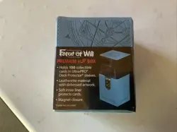 MTG Ultra Pro Force of Will - Lite Blue Flip Deck Box. Factory SEALD New - Image 5