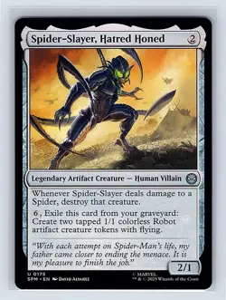 Spider-Slayer, Hatred Honed #175 Regular Uncommon MTG 2025 Marvel's Spider-Man - Image 1