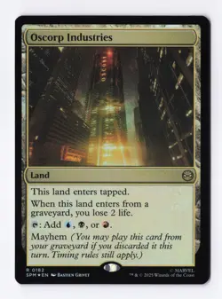 Oscorp Industries (Foil) 0182 (R) MTG Marvel's Spider-Man (SPM) - Image 1