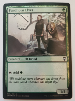 1x Fyndhorn Elves FOIL Commander Legends MTG Magic the Gathering NM - Image 1