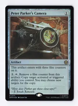 Peter Parker's Camera (Foil) 0171 (R) MTG Marvel's Spider-Man (SPM) - Image 1