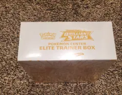 POKEMON CENTER SWORD & SHIELD BRILLIANT STARS SEALED ELITE TRAINER BOX ETB - Image 4