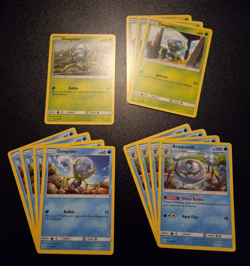 Dewpider (8x) & Araquanid (4x) - Pokemon Cards mini-set - Image 1