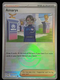 Amarys - (Poke Ball Pattern) (093/131) SV: Prismatic Evolutions Pokemon NM - Image 1