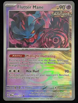 Flutter Mane (Poke Ball Pattern) (043/131) SV: Prismatic Evolutions Pokemon NM - Image 1