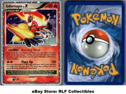 2007 Pokemon, Diamond & Pearl, #121/130 Infernape Lv. X, Holo Ultra Rare - Image 1