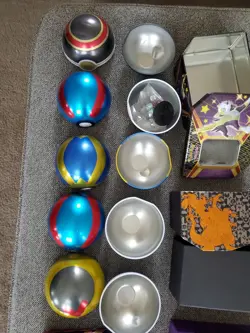 Pokemon Poke Ball, Tins, Assorted Energy Cards Sealed, Dice, 17 Jumbo Cards.box. - Image 2