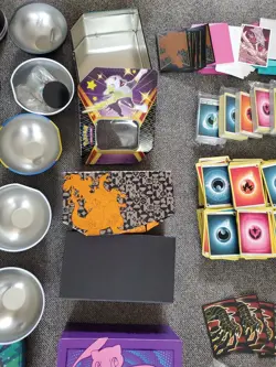 Pokemon Poke Ball, Tins, Assorted Energy Cards Sealed, Dice, 17 Jumbo Cards.box. - Image 4