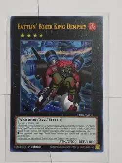 Yugioh! Battlin' Boxer King Dempsey LD10-EN036 Legendary Duelists (Ultra Rare) - Image 1