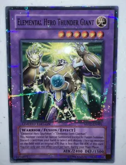 Elemental Hero Thunder Giant MD03-EN001 parallel Rare Limited Edition Yugioh - Image 3