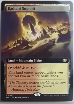 Radiant Summit [New, Near Mint] Extended Art {Edge of Eternities} - Image 1