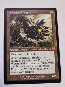 MTG - Wurmcoil Engine RETRO FRAME - Brother's War Artifacts - Image 1