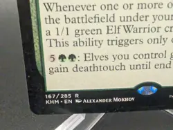 Elvish Warmaster Kaldheim Regular - Image 2