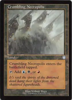 Crumbling Necropolis (Retro Frame) U Commander: The Brothers' War 179 LP-NM - Image 1