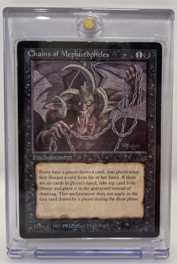 WotC Magic the Gathering Legends Chains of Mephistopheles Lightly Played - Image 1