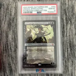 Vraska, Betrayal's Sting Phyrexian Step-and-Compleat All Will Be One Foil PSA 10 - Image 1