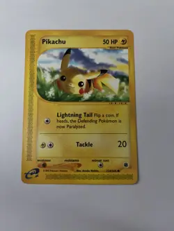Pokemon TCG Expedition Base Pikachu Card 124/165 NM Condition - Image 1