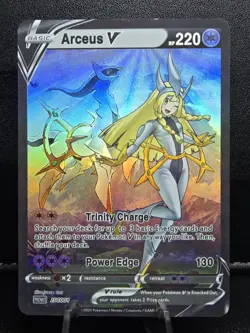 Pokemon Arceus V Waifu Cute Doujin Ultra Rare Foil ACG Art Card - NM - Image 1