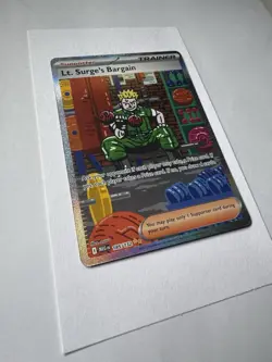 Lt. Surge's Bargain (Special Illustration Rare) 185/132 - Mega Evolution Pokemon - Image 2