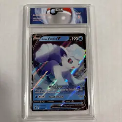 2022 Pokemon Alolan Vulpix V #33 HGC 9 (sb2) - Image 1