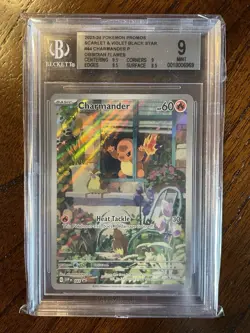 Pokemon TCG Bulbasaur, Squirtle, Charmander, Eevee Beckett BGS 9 MINT Set - Image 5