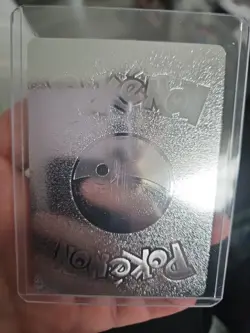 Ash Ketchum Vmax Silver Foil Fan Art Vinyl Collector Pokemon Card - Image 2