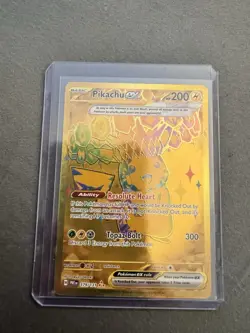 Pikachu ex 179/131 - Gold Hyper Rare - Pokemon TCG: Prismatic Evolutions - NM - Image 1