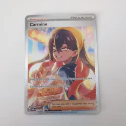 Pokemon TCG Carmine 217/167 Scarlet Violet Twilight Masquerade SIR NM - Image 1