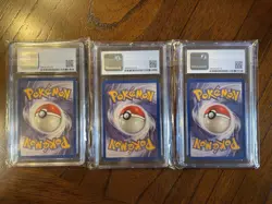Pokemon TCG Dark Jolteon Flareon Vaporeon CGC 8.5 NM/MT 1st Edition Sequential - Image 2