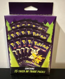 Pokemon Trick or Trade Booster Pack Set - 15 Packs 2025 - Image 1