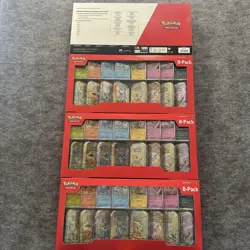 Pokemon TCG: Prismatic Evolutions 8 Mini-Tins Promos Costco Lot Of 4 - Image 4