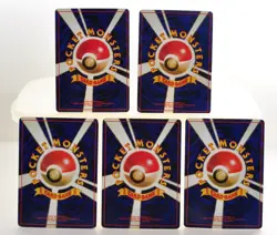 Dragonite Snorlax Promotional Card 149 EX-LP Japanese Pokemon Card Set of 5 - Image 3