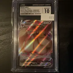Pokemon Black Star Promo (2021) Eevee Vmax SWSH087 Graded CGC 10 - Image 1