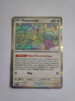 Carte Pokemon - Metamorph Holographique 132/165 - EV03.5 151 - Image 1