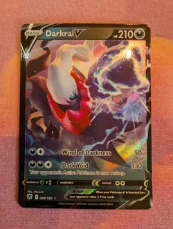 Pokemon Darkrai V TCG Astral Radiance Ultra Rare Card 98/189 Near Mint Condition - Image 1