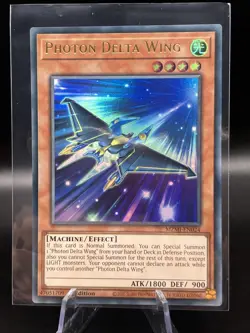 YUGIOH Photon Delta Wing MZMI-EN024 Ultra Rare Card 1st Edition NM - Image 1